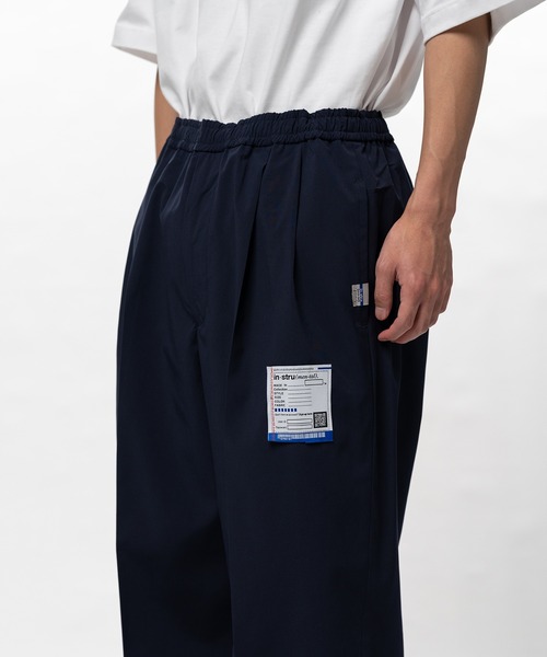 In・stru(men-tal).(インストルメンタル)の「W/R Taffeta Easy Pants(スラックス・メンズ・ブラック・48/46/44)」の14枚目の写真