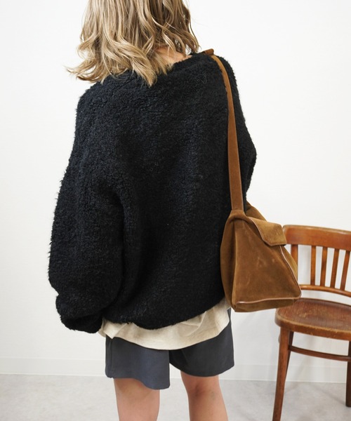 gossara(ゴサラ)の「ブークレーチュニックPO(ニット/セーター・レディース・グレー/ブラック/アイボリー・FREE)」の18枚目の写真