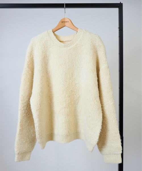 gossara(ゴサラ)の「ブークレーチュニックPO(ニット/セーター・レディース・グレー/ブラック/アイボリー・FREE)」の19枚目の写真