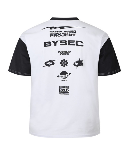 BYSEC(バイジェック)の「テックスクラブアウェイ オーバーサイズ 半袖Tシャツ(Tシャツ/カットソー・メンズ・ホワイト・LARGE/MEDIUM)」の3枚目の写真