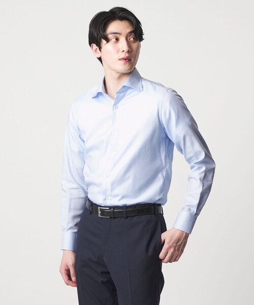 A DAY IN THE LIFE UNITED ARROWS(アデイインザライフユナイテッドアローズ)の「ツイル ワイドカラーシャツ-イージーケア-<A DAY IN THE LIFE>(シャツ/ブラウス・メンズ・ライトピンク/ライトブルー/ホワイト・41cm/39cm/38cm/42cm/40cm/37cm)」の5枚目の写真