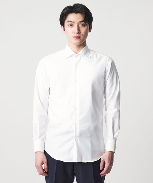 A DAY IN THE LIFE UNITED ARROWS(アデイインザライフユナイテッドアローズ)の「ツイル ワイドカラーシャツ-イージーケア-<A DAY IN THE LIFE>(シャツ/ブラウス・メンズ・ライトピンク/ライトブルー/ホワイト・41cm/39cm/38cm/42cm/40cm/37cm)」の6枚目の写真