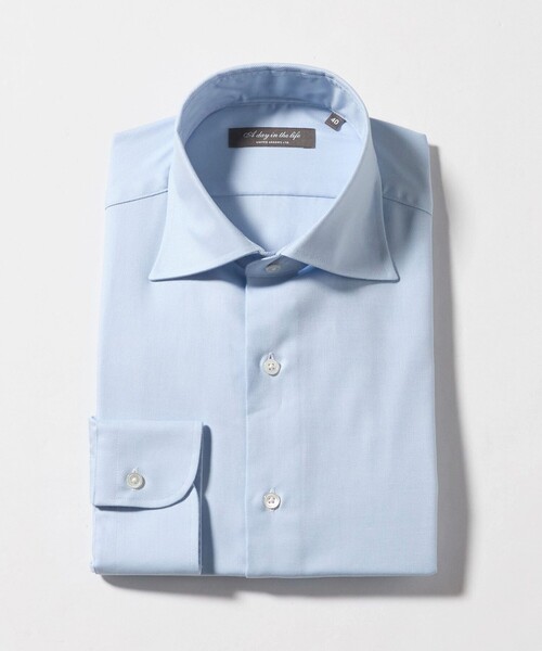 A DAY IN THE LIFE UNITED ARROWS(アデイインザライフユナイテッドアローズ)の「ツイル ワイドカラーシャツ-イージーケア-<A DAY IN THE LIFE>(シャツ/ブラウス・メンズ・ライトピンク/ライトブルー/ホワイト・41cm/39cm/38cm/42cm/40cm/37cm)」の9枚目の写真