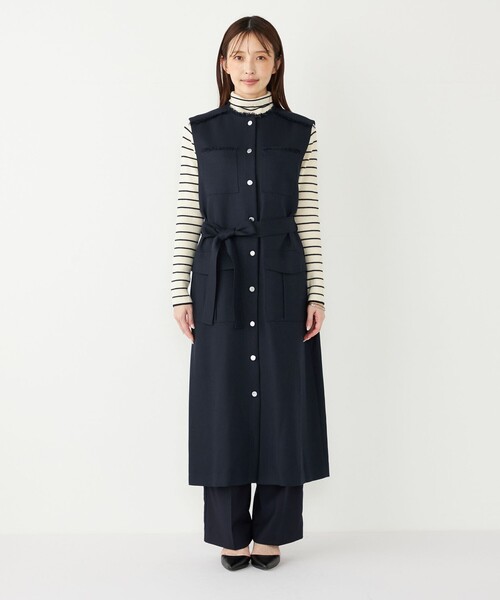 SHIPS Colors(シップス カラーズ)の「SHIPS Colors:ミックスツイード フリンジ ワンピース 2◇(ワンピース・レディース・ネイビー/ベージュ/グレー・ONE SIZE)」の20枚目の写真