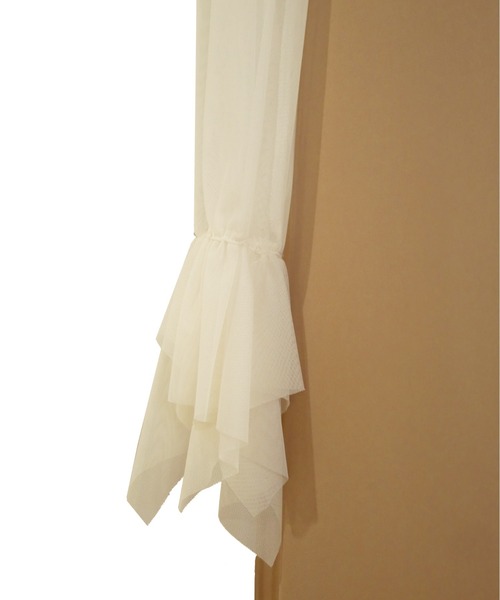 My shawty(マイシャウティー)の「frill sleeve box dress(ドレス・レディース・イエロー/キャメル・FREE)」の15枚目の写真