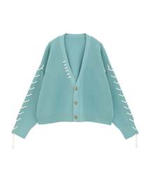 CONVERSE TOKYO（コンバーストウキョウ）の「BLANKET STITCH KNIT SHORT CARDIGAN（カーディガン/ボレロ）」