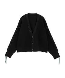 CONVERSE TOKYO（コンバーストウキョウ）の「BLANKET STITCH KNIT SHORT CARDIGAN（カーディガン/ボレロ）」