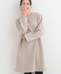 SHOO・LA・RUE | 【体型カバー/洗濯機可/S-LL】お袖ストライプAラインチュニック(チュニック)