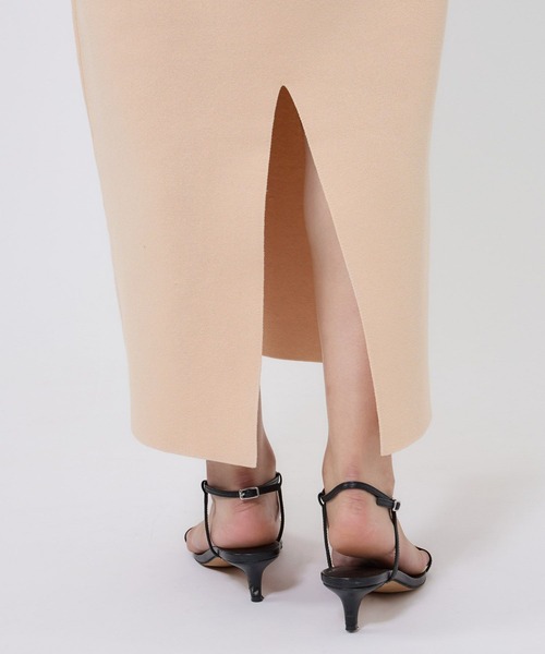 BABYLONE（バビロン）の「ミラノリブニットワンピース（ワンピース・レディース・ブラック/ベージュ・フリー）」の20枚目の写真