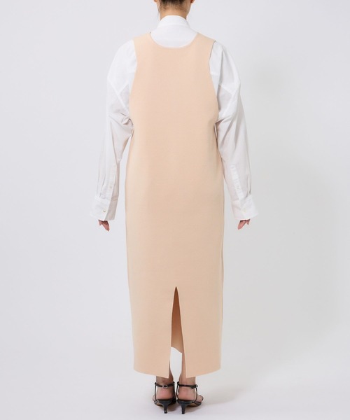 BABYLONE（バビロン）の「ミラノリブニットワンピース（ワンピース・レディース・ブラック/ベージュ・フリー）」の18枚目の写真