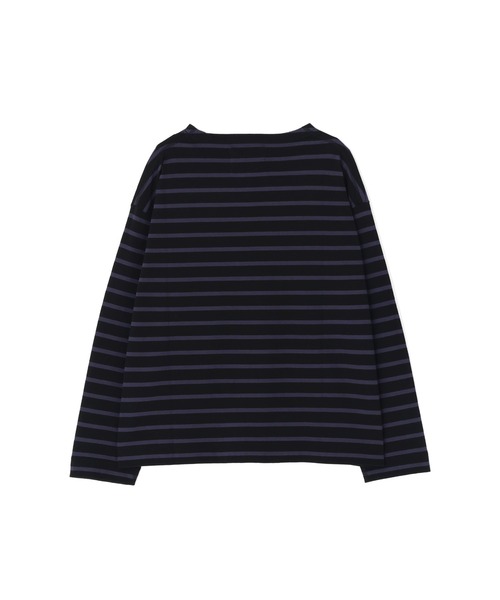 MHL.（エムエイチエル）の「SMOOTH COTTON JERSEY TOP（Tシャツ/カットソー・レディース・ホワイト/グレー系その他3/ブラック・2）」の4枚目の写真