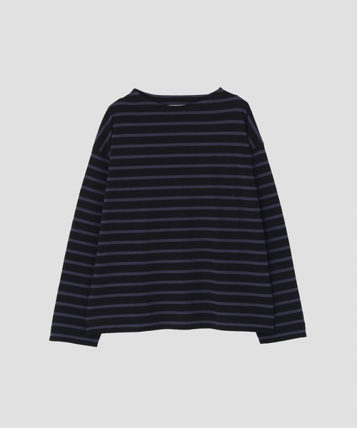 MHL.（エムエイチエル）の「SMOOTH COTTON JERSEY TOP（Tシャツ/カットソー・レディース・ホワイト/グレー系その他3/ブラック・2）」の10枚目の写真