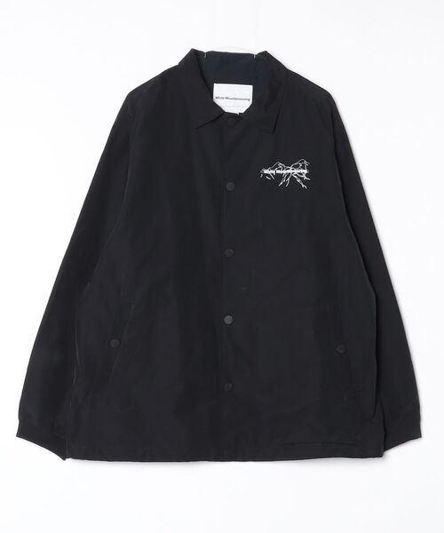 WHITE MOUNTAINEERING(ホワイトマウンテニアリング)の「【White Mountaineering】ホワイトマウンテニアリング WIND STOPPER COACH JACKET(ナイロンジャケット・メンズ・ブラック・4)」の1枚目の写真