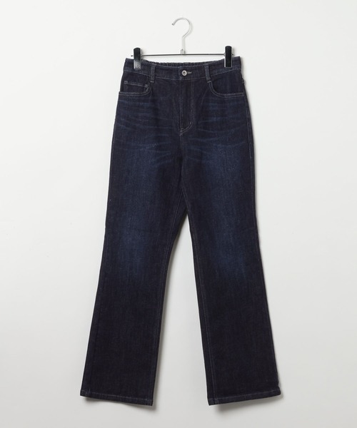 LEPSIM（レプシィム）の「ソフトブーツカットデニム　638894（デニムパンツ・レディース・インディゴブルー/ネイビー/グレー・LARGE/MEDIUM）」の2枚目の写真