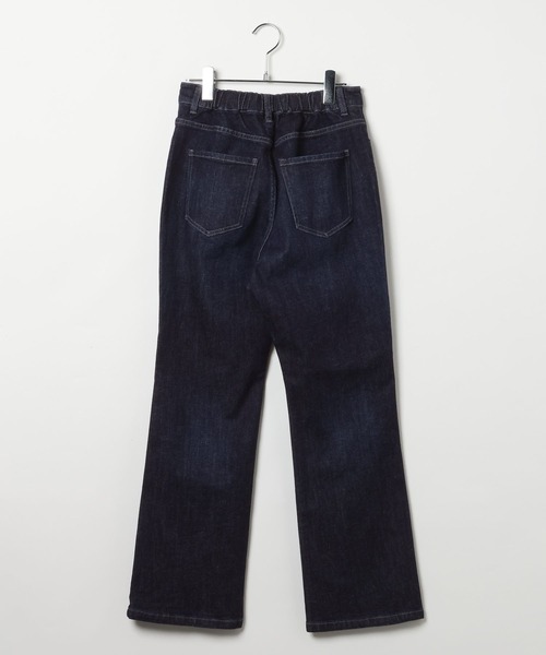 LEPSIM（レプシィム）の「ソフトブーツカットデニム　638894（デニムパンツ・レディース・インディゴブルー/ネイビー/グレー・LARGE/MEDIUM）」の4枚目の写真