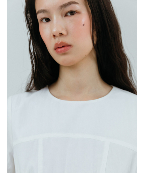 ETMON(エトモン)の「String Stopper Dress, White(ワンピース・レディース・その他・M/S)」の4枚目の写真