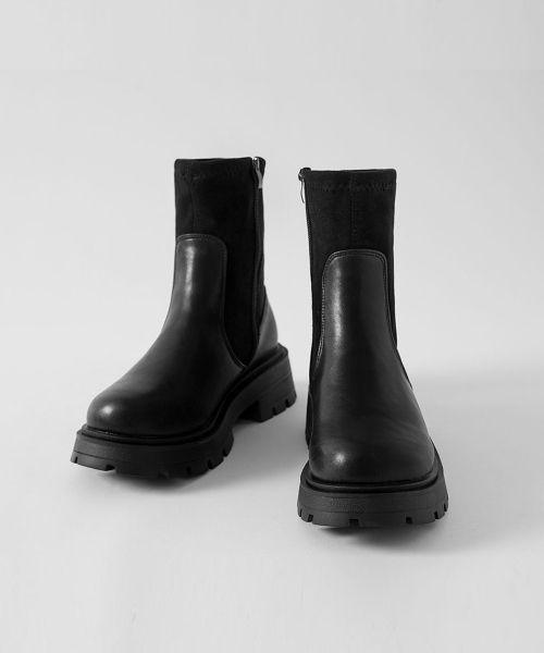 CHAAKAN(チャカン靴)の「ミゲルスパンロングブーツBLLTR4f879(ブーツ・レディース・ブラック・FREE/25cm/23.5cm/23cm/24cm/24.5cm)」の5枚目の写真