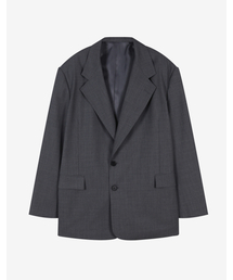 MERGO（メルゴ）の「マーチンオーバーサイズシングルブレザー[メランジグレー]（テーラードジャケット）」