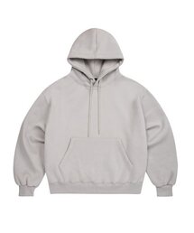 MOO（エムオーオー）の「ピーチスキンバルーンオーバーフード - グレーベージュ（パーカー）」