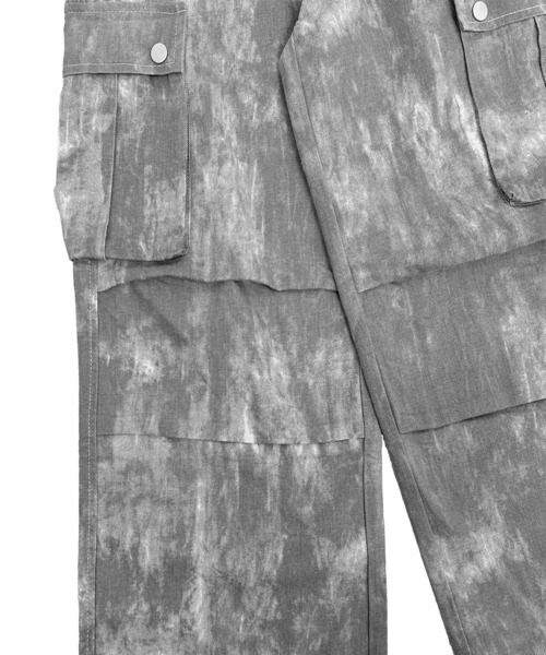 FOLLOWIN(フォロウィン)の「グラデーションフェード カーゴワイド(カーゴパンツ・レディース・グレー/ブラック・SMALL/LARGE/MEDIUM)」の6枚目の写真