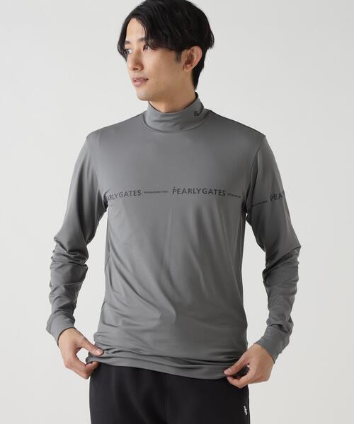PEARLY GATES(パーリーゲイツ)の「【PEARLY GATES】37.5ベア天竺長袖ハイネックカットソー(Tシャツ/カットソー・メンズ・グレー系その他/グレー系その他2/ネイビー/ホワイト・MEDIUM/LARGE/X-LARGE/XX-LARGE/SMALL)」の6枚目の写真