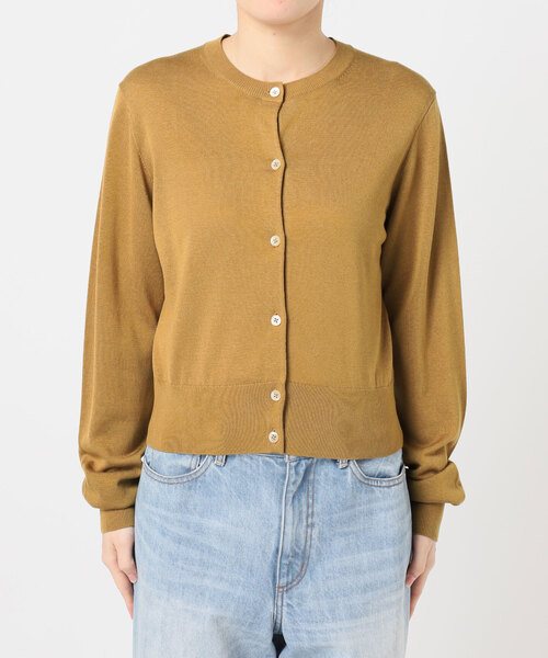 plage（プラージュ）の「Compact Knit カーディガン（カーディガン/ボレロ・レディース・チャコールグレー/キャメル・FREE）」の19枚目の写真