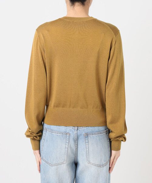 plage（プラージュ）の「Compact Knit カーディガン（カーディガン/ボレロ・レディース・チャコールグレー/キャメル・FREE）」の21枚目の写真