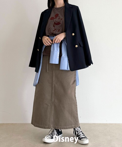 fredy emue（フレディエミュ）の「【GOOD ROCK SPEED】MICKEY半袖Ｔシャツ 2（Tシャツ/カットソー・レディース・チャコールグレー/ブラウン・38）」の20枚目の写真