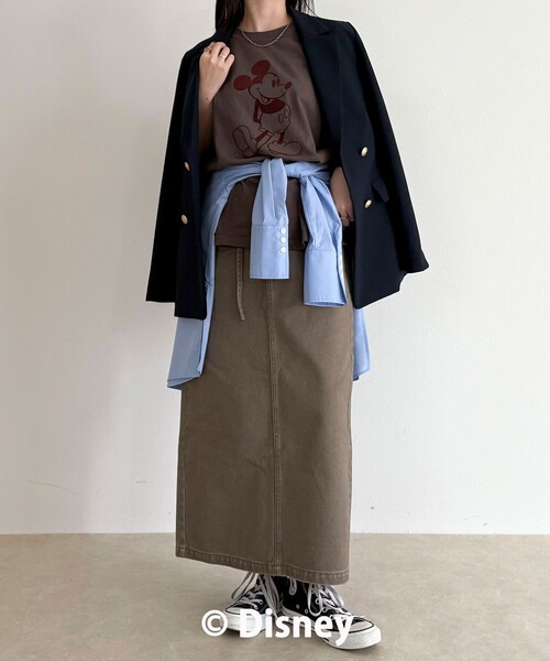 fredy emue（フレディエミュ）の「【GOOD ROCK SPEED】MICKEY半袖Ｔシャツ 2（Tシャツ/カットソー・レディース・チャコールグレー/ブラウン・38）」の14枚目の写真