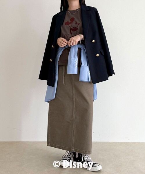 fredy emue（フレディエミュ）の「【GOOD ROCK SPEED】MICKEY半袖Ｔシャツ 2（Tシャツ/カットソー・レディース・チャコールグレー/ブラウン・38）」の15枚目の写真