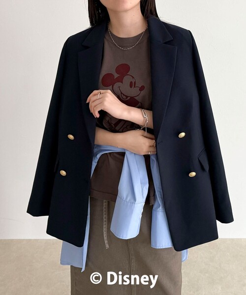 fredy emue（フレディエミュ）の「【GOOD ROCK SPEED】MICKEY半袖Ｔシャツ 2（Tシャツ/カットソー・レディース・チャコールグレー/ブラウン・38）」の16枚目の写真