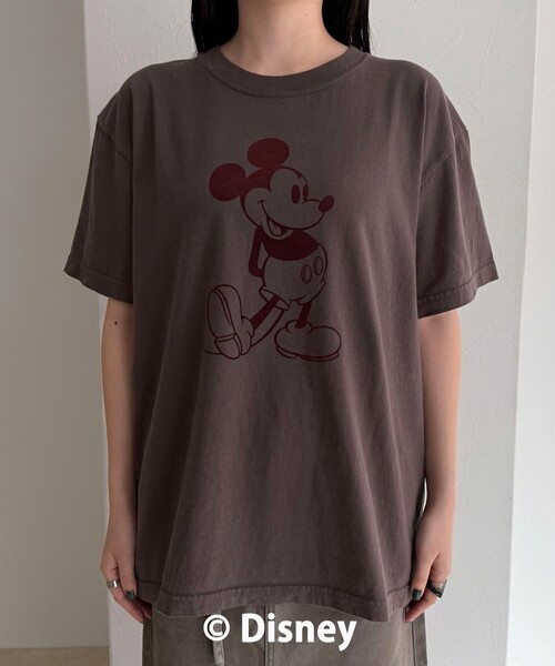 fredy emue（フレディエミュ）の「【GOOD ROCK SPEED】MICKEY半袖Ｔシャツ 2（Tシャツ/カットソー・レディース・チャコールグレー/ブラウン・38）」の10枚目の写真