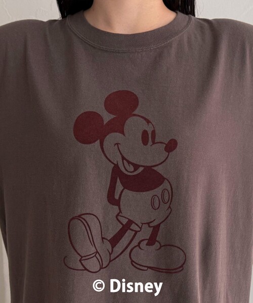 fredy emue（フレディエミュ）の「【GOOD ROCK SPEED】MICKEY半袖Ｔシャツ 2（Tシャツ/カットソー・レディース・チャコールグレー/ブラウン・38）」の11枚目の写真