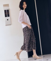 ギャザーライトデシン パンツ