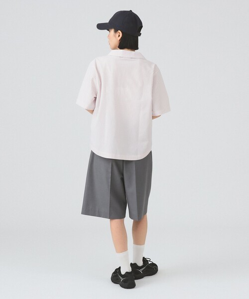 Ray BEAMS（レイビームス）の「1タック ハーフパンツ（その他パンツ・レディース・ブラック/グレー・0/1）」の5枚目の写真