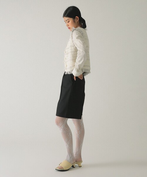 Ray BEAMS（レイビームス）の「1タック ハーフパンツ（その他パンツ・レディース・ブラック/グレー・0/1）」の11枚目の写真