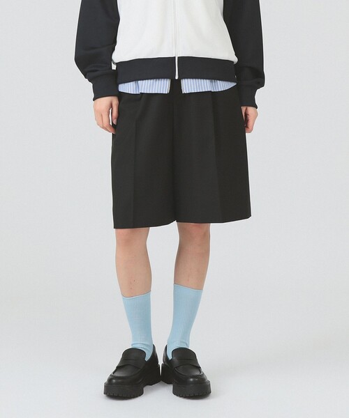 Ray BEAMS（レイビームス）の「1タック ハーフパンツ（その他パンツ・レディース・ブラック/グレー・0/1）」の17枚目の写真