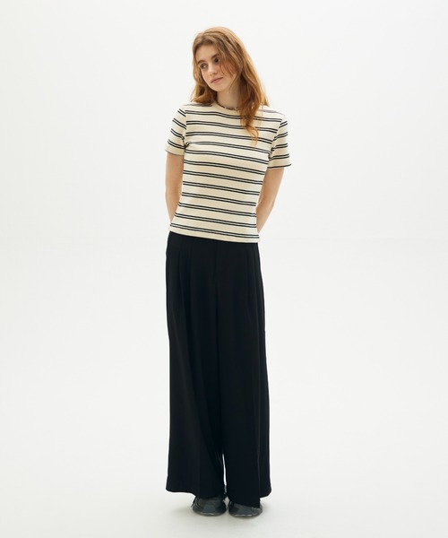 full/fill.(フルフィル)の「short sleeve assort border T/ショートスリーブアソートボーダーT(Tシャツ/カットソー・レディース・アイボリー/ネイビー・FREE)」の20枚目の写真