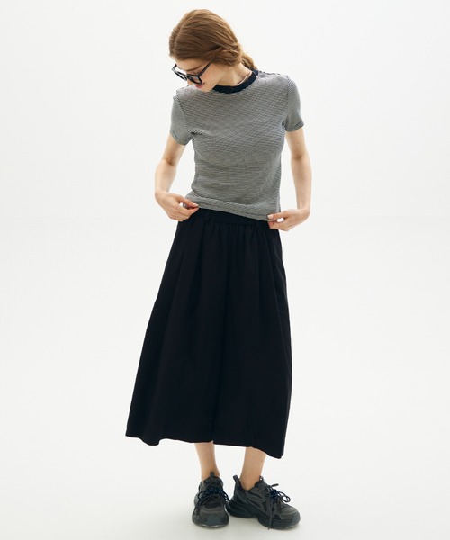 full/fill.(フルフィル)の「short sleeve assort border T/ショートスリーブアソートボーダーT(Tシャツ/カットソー・レディース・アイボリー/ネイビー・FREE)」の8枚目の写真