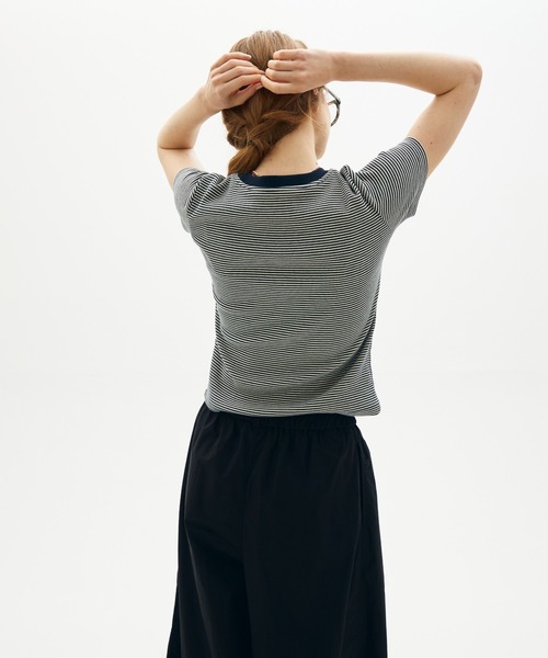 full/fill.(フルフィル)の「short sleeve assort border T/ショートスリーブアソートボーダーT(Tシャツ/カットソー・レディース・アイボリー/ネイビー・FREE)」の14枚目の写真
