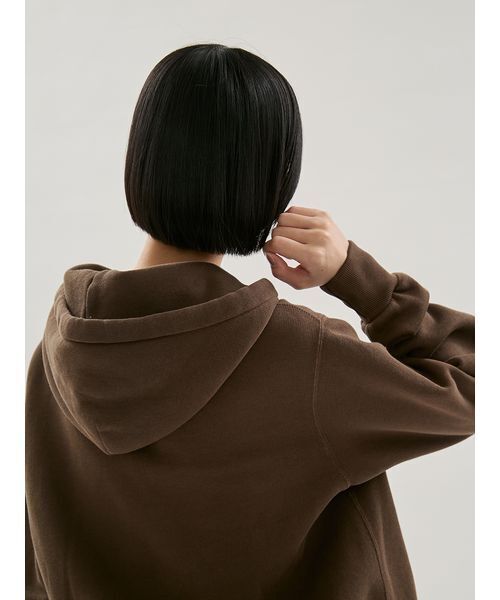 emmi（エミ）の「【emmi│POLO RALPH LAUREN】KNIT-FULLZIP-SWEATSH（スウェット・レディース・ブラウン・S）」の6枚目の写真