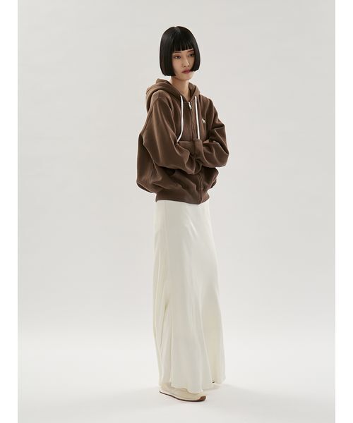 emmi（エミ）の「【emmi│POLO RALPH LAUREN】KNIT-FULLZIP-SWEATSH（スウェット・レディース・ブラウン・S）」の8枚目の写真