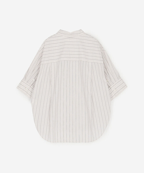 GYMPHLEX（ジムフレックス）の「Gymphlex | コットンタイプライター ストライプボタンダウンシャツ WOMEN（シャツ/ブラウス・レディース・ホワイト系その他・14）」の11枚目の写真