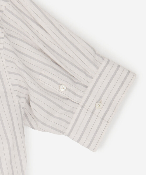 GYMPHLEX（ジムフレックス）の「Gymphlex | コットンタイプライター ストライプボタンダウンシャツ WOMEN（シャツ/ブラウス・レディース・ホワイト系その他・14）」の14枚目の写真