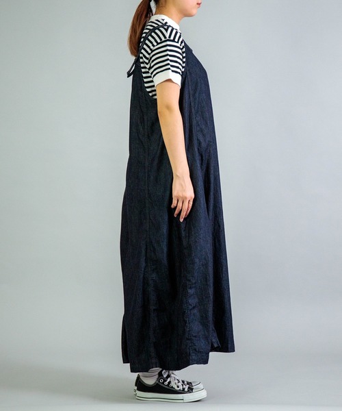 OMNIGOD（オムニゴッド）の「[OMNIGOD womens / オムニゴッド] 5.5ozデニム ノースリーブワンピース（ワンピース・レディース・ワンウォッシュ・FREE）」の15枚目の写真