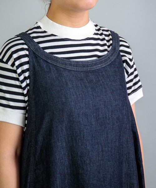 OMNIGOD（オムニゴッド）の「[OMNIGOD womens / オムニゴッド] 5.5ozデニム ノースリーブワンピース（ワンピース・レディース・ワンウォッシュ・FREE）」の13枚目の写真