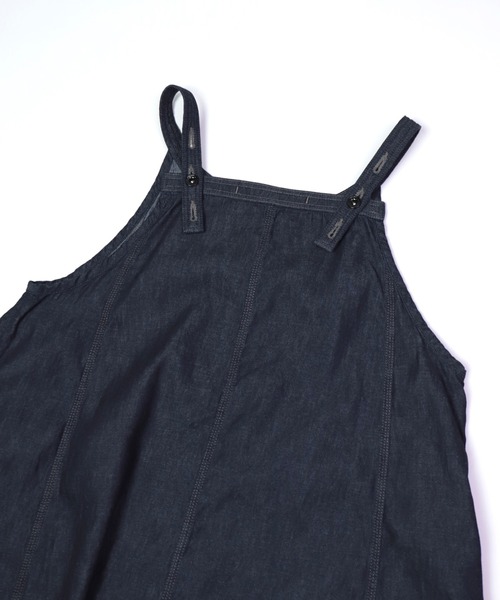 OMNIGOD（オムニゴッド）の「[OMNIGOD womens / オムニゴッド] 5.5ozデニム ノースリーブワンピース（ワンピース・レディース・ワンウォッシュ・FREE）」の11枚目の写真