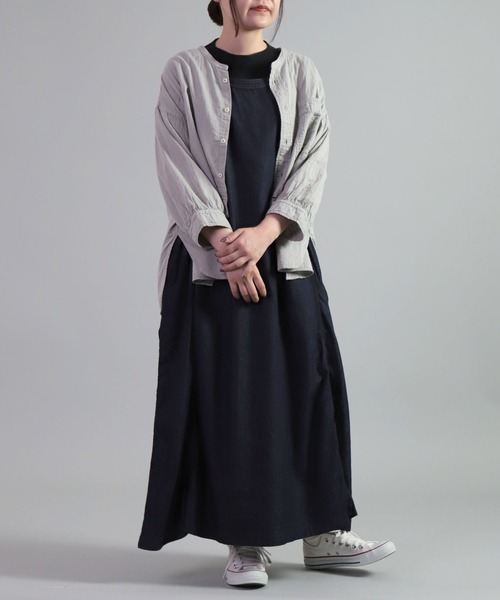 OMNIGOD（オムニゴッド）の「[OMNIGOD womens / オムニゴッド] 5.5ozデニム ノースリーブワンピース（ワンピース・レディース・ワンウォッシュ・FREE）」の3枚目の写真