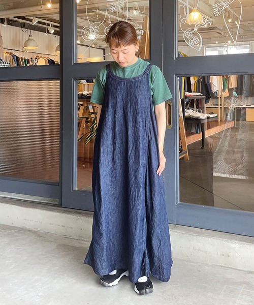 美品 ディーアンドジー D＆G ノースリーブ デニムワンピース レディース 38 D*g*y（ディージーワイ） Dgy オールシーズンソフトデニムノースリーブ