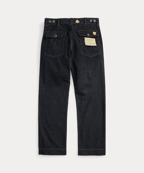 RRL（ダブル アール エル）の「リミテッドエディション インディゴ ヘリンボーン パンツ（その他パンツ・メンズ・ブルー・30/30/32/30/34/32/31/30/32/32/33/32/36/32/38/32/28/30/29/30）」の2枚目の写真